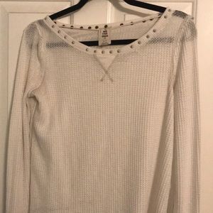 White free people thermal, size XS
